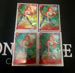 🔥 One Piece Card Game - Nami OP01-016 - R - Holo - 4x Playset - Ultra Deck 🔥 - Image 2