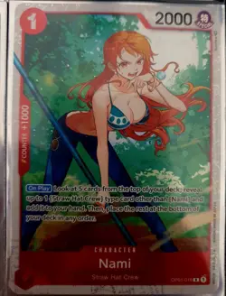 🔥 One Piece Card Game - Nami OP01-016 - R - Holo - 4x Playset - Ultra Deck 🔥 - Image 4