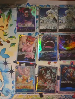 64x Japanese One Piece TCG don and SR mixed card lot assorted sets - Image 4