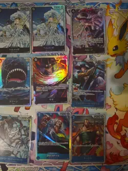 64x Japanese One Piece TCG don and SR mixed card lot assorted sets - Image 5