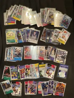 DIGIMON TCG CARDS 120+ LOT - Image 1