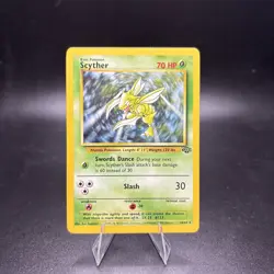 Scyther 26/64 Non Holo Jungle Set Rare Pokemon Card WOTC Near Mint -c - Image 1