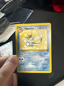 Vaporeon - 28/64 - Pokemon Jungle Unlimited Rare Card Non Holo - Image 1