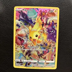 Pikachu Full Art Holo Secret Rare 160/159 Crown Zenith Pokemon TCG Card - Image 1
