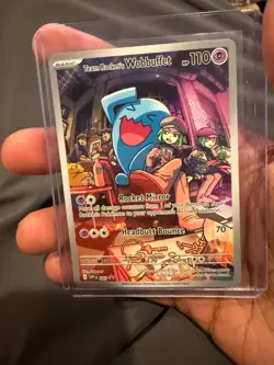 Team Rocket's Wobbuffet 203 Sv: Scarlet & Violet Promo Cards Holo - Image 1