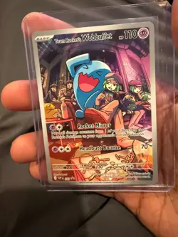 Team Rocket's Wobbuffet 203 Sv: Scarlet & Violet Promo Cards Holo - Image 3