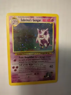 Pokemon Sabrinas Gengar Holo Card 14/132 Excellent Condition - Image 3
