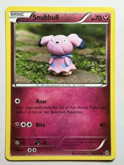 Snubbull XY - BREAKthrough 98/162Yuka Morii LP-LP Pokemon Card - Image 1
