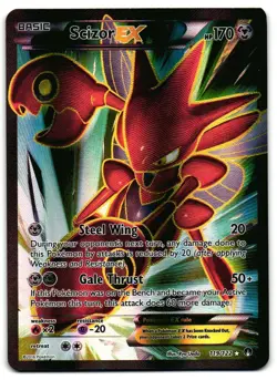 Scizor EX 119/122 - BREAKpoint Rare Ultra Pokemon TCG - M/LP Card - Image 1
