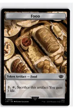 Commander: The Lord of the Rings #13 // 9 Treefolk // Food (0009) Token - Image 2