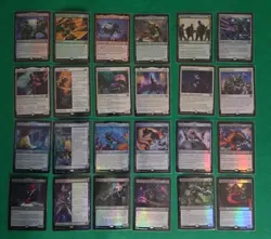 TMNT MTG Rare Foil Lot Of 24: Leonardo, Mikey & Leo, Raphael, Shredder NT2 - Image 1