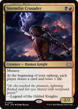 MTG Duskmourn: House of Horror Commander - Stormfist Crusader - Image 1