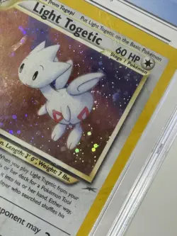 Pokemon Light Togetic Neo Destiny Unlimited Holo CGC 7.5 2002 Card 15/105 - Image 2