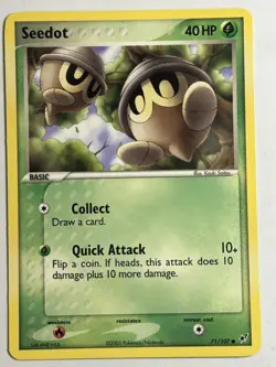 Seedot Deoxys 71/107 MP-LP Pokemon Card - Image 1