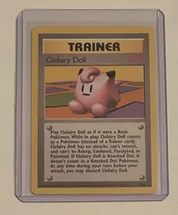 Pokemon TCG Trainer Clefairy Doll #70/102 Vintage Non Holo 1999 - Image 1