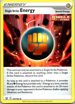 Pokemon Single Strike Energy Evolving Skies 141/163 Uncommon EN - Image 1