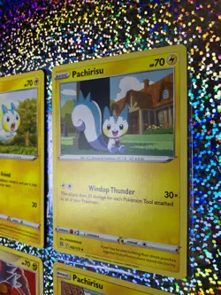 Pokemon TCG Regular Pachirisu: Majestic Dawn 43/100; Ultra Prism 49/156 - Image 3