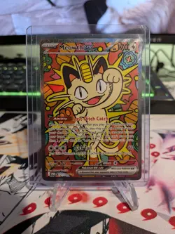 Meowth ex 121/088 ENGLISH Special Illustration Rare - Perfect Order SIR Pokemon - Image 1