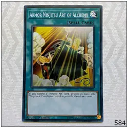 Armor Ninjitsu Art of Alchemy - SHVA-EN027 - Super Rare 1st Edition Yugioh - Image 1