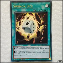 Summon Dice - BLRR-EN002 - Ultra Rare 1st Edition Yugioh - Image 1