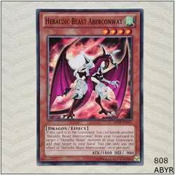 Heraldic Beast Aberconway - ABYR-EN012 - Common Unlimited Yugioh - Image 1
