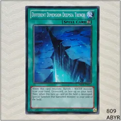 Different Dimension Deepsea Trench - ABYR-EN052 - Common Unlimited Yugioh - Image 1