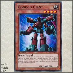 Gogogo Giant - YS12-EN007 - Common 1st Edition Yugioh - Image 1