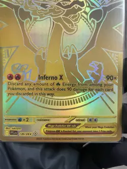 Pokemon Mega Charizard X EX Gold Card – HP 360 – Full Art – Holo - Image 4