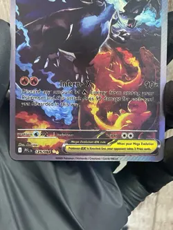 Mega Charizard X EX – Full Art – 360 HP – Pokemon Card - Image 3