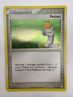 Potion 95/115 EX Unseen Forces Reverse Holo Rare Stamped Pokemon Card - Image 3