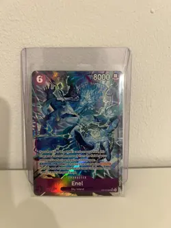 One Piece Card Game Enel OP15-060 SR Parallel Foil Near Mint English - Image 1