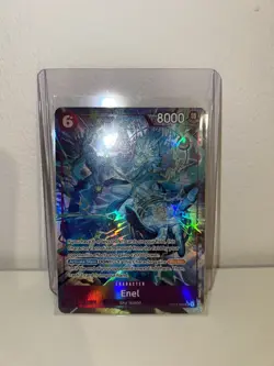 One Piece Card Game Enel OP15-060 SR Parallel Foil Near Mint English - Image 2
