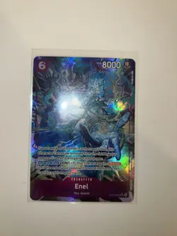 One Piece Card Game Enel OP15-060 SR Parallel Foil Near Mint English - Image 5