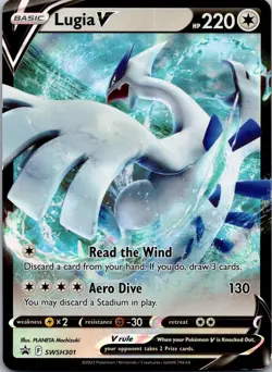 Lugia V SWSH301 SWSH: Sword & Shield Promo Cards Promo NM - Image 1