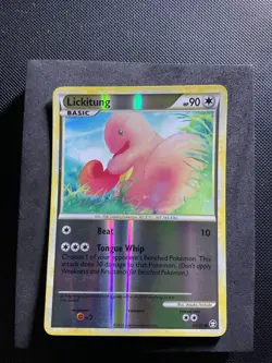 Pokemon Lickitung 66/102 Triumphant Reverse Holo Card LP - Image 1