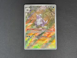 Pokemon Nidoking TCG Holo Illustration Rare Card 174/165 Scarlet & Violet-151 - Image 1