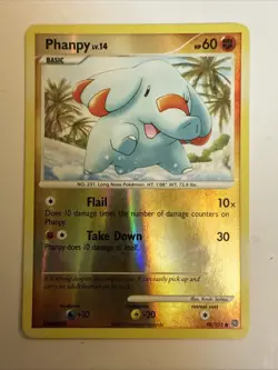 Phanpy 98/132 Secret Wonders Reverse Holo 2007 Pokemon TCG Card LP - Image 1