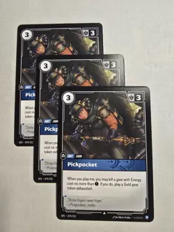 Riftbound TCG Pickpocket SFD 074/221 X3 Playset Spiritforged Card Game CCG Eng - Image 1