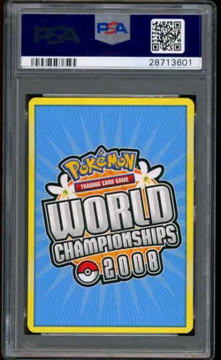 2008 Pokemon Mew Gold Star World Championships Promo #101 PSA 9 MINT - Image 2