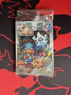 Vanillish 190/182 - Stamped Sealed Promo Full Art Pokemon TCG - Error Card NEW - Image 1
