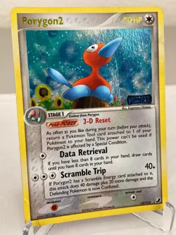 Porygon2 12/115 Unseen Forces Reverse Holo Rare Pokemon Card - Heavily Played - Image 2