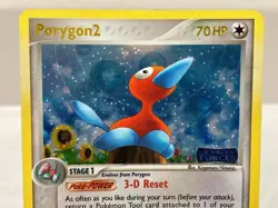 Porygon2 12/115 Unseen Forces Reverse Holo Rare Pokemon Card - Heavily Played - Image 3