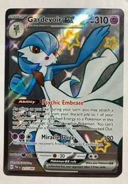 Pokemon TCG: Gardevoir ex 217/091 SV: Paldean Fates Holo - Image 1