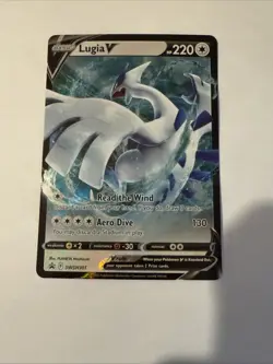 Lugia v SWSH301 Black Star Promo Sword & Shield NM Pokemon TCG - Image 3