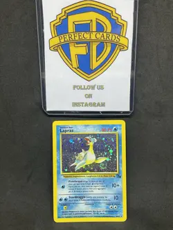 POKEMON FOSSIL UNLIMITED LAPRAS HOLO 10/62 NM- ITA - Image 1