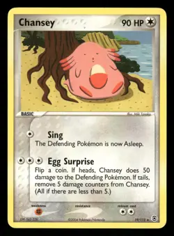 Chansey 19/112 NM Rare FireRed & LeafGreen 2004 Pokemon TCG - Image 1