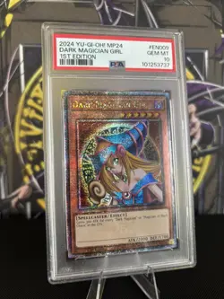 PSA 10 GEM MINT Dark Magician Girl MP24-EN009 1st Ed Yu-Gi-Oh! QCR - Image 1