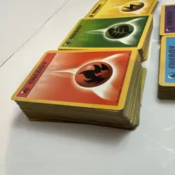 Basic Energy 1999 170 Cards Base Set Unlimited WOTC Pokemon Cards Authentic Vtg - Image 3