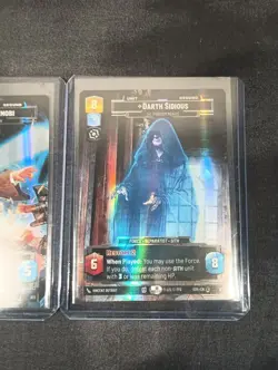Darth Sidious & Obi-Wan Kenobi - Star Wars Unlimited Gift Box Promo Cards 2 & 3 - Image 3