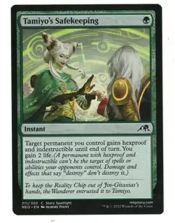 MTG Tamiyos Safekeeping Kamigawa Neon Dynasty Magic The Gathering TCG - Image 1